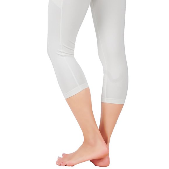 Yoga Capri leggings with pockets and mesh - Picture 3 of 4